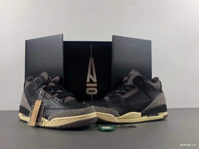 FZ4811-001 Black Manière Ma A Jordan 3  Retro 1210